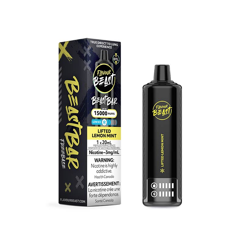 Flavour Beast Beast Bar 15K Disposable - Lifted Lemon Mint Low Ice