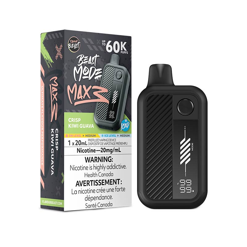 Flavour Beast Beast Mode Max 3 Disposable - Crisp Kiwi Guava Iced (MB)