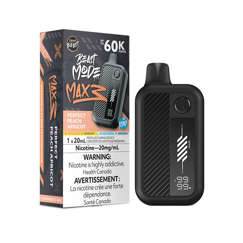Flavour Beast Beast Mode Max 3 Disposable - Perfect Peach Apricot Iced (MB)