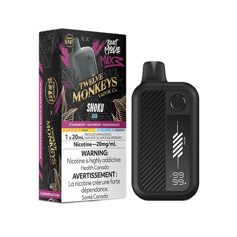 Flavour Beast Beast Mode Max 3 Disposable - Shoku Iced (MB)