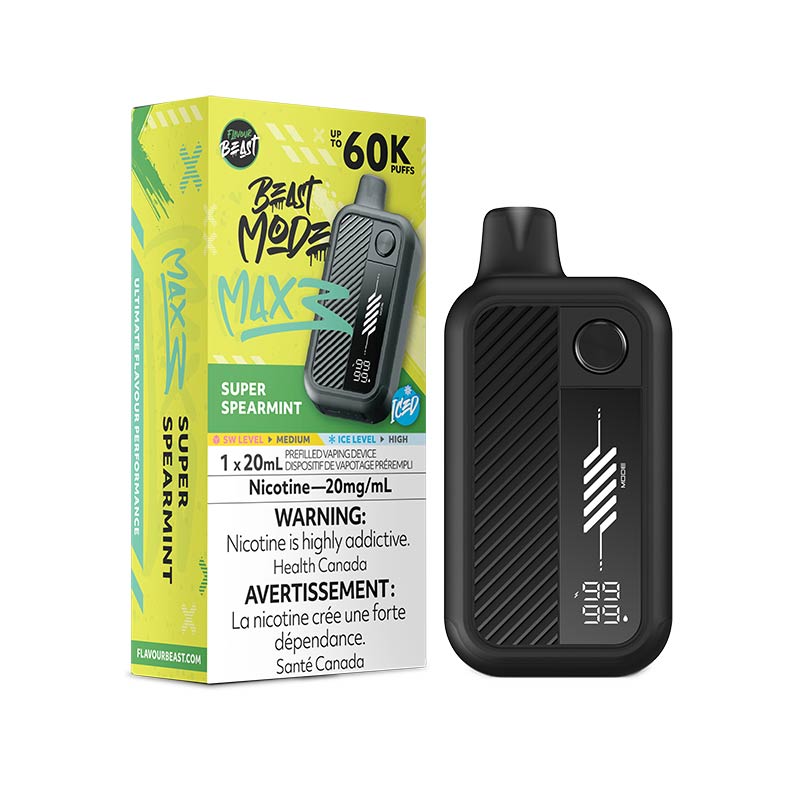 Flavour Beast Beast Mode Max 3 Disposable - Super Spearmint Iced (AB)