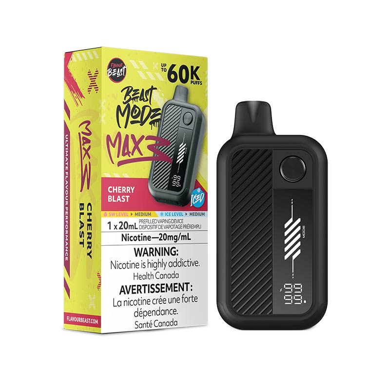 Flavour Beast Beast Mode Max 3 Disposable - Cherry Blast Iced (MB)