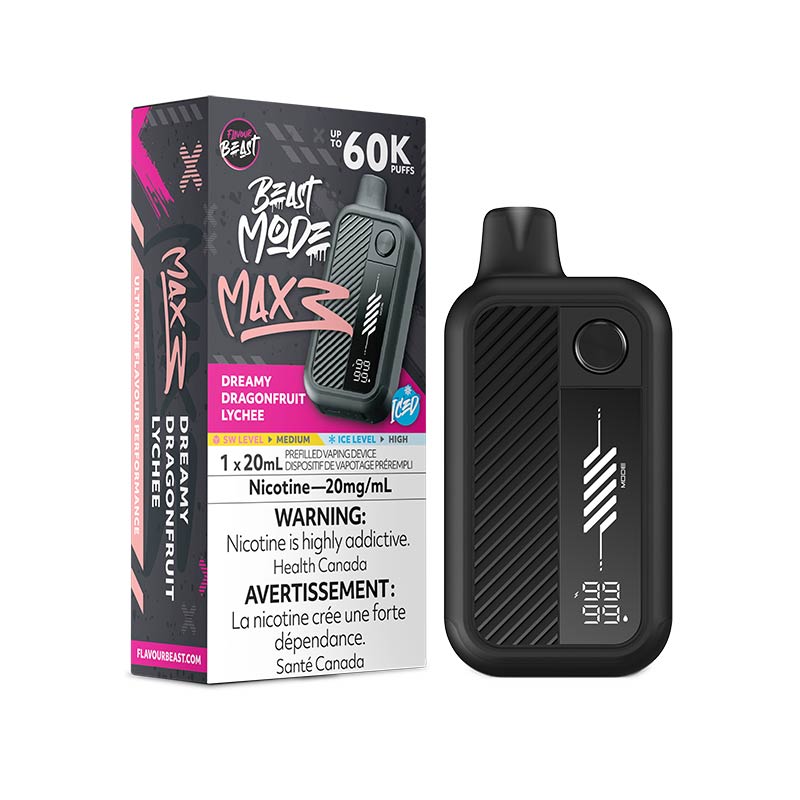 Flavour Beast Beast Mode Max 3 Disposable - Dreamy Dragonfruit Lychee Iced (AB)