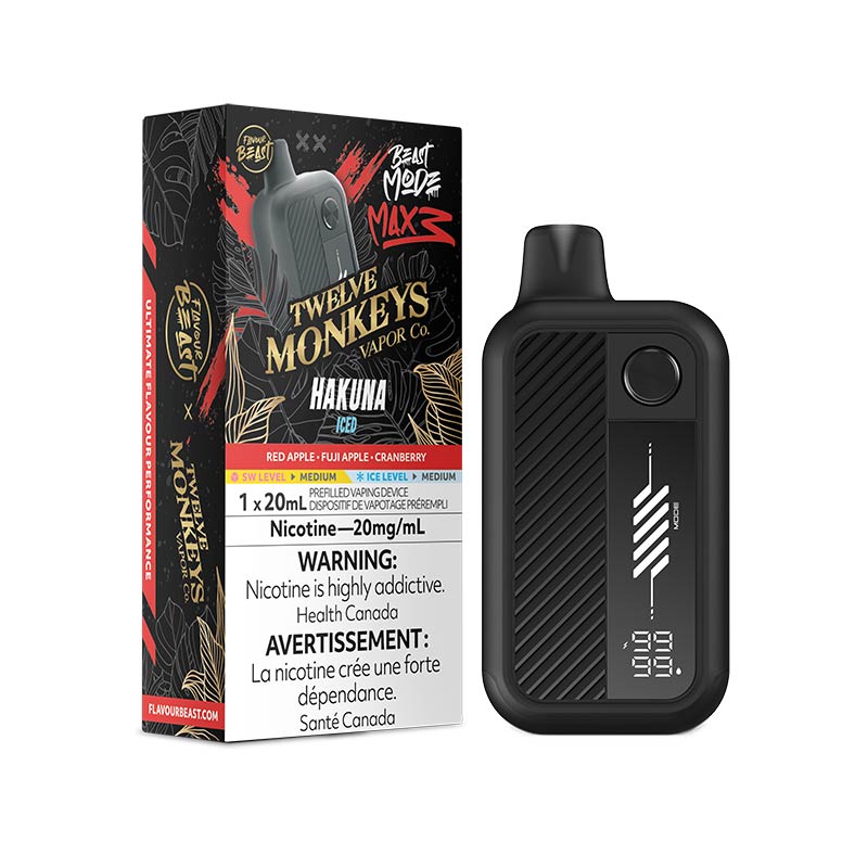Flavour Beast Beast Mode Max 3 Disposable - Hakuna Iced (ON)