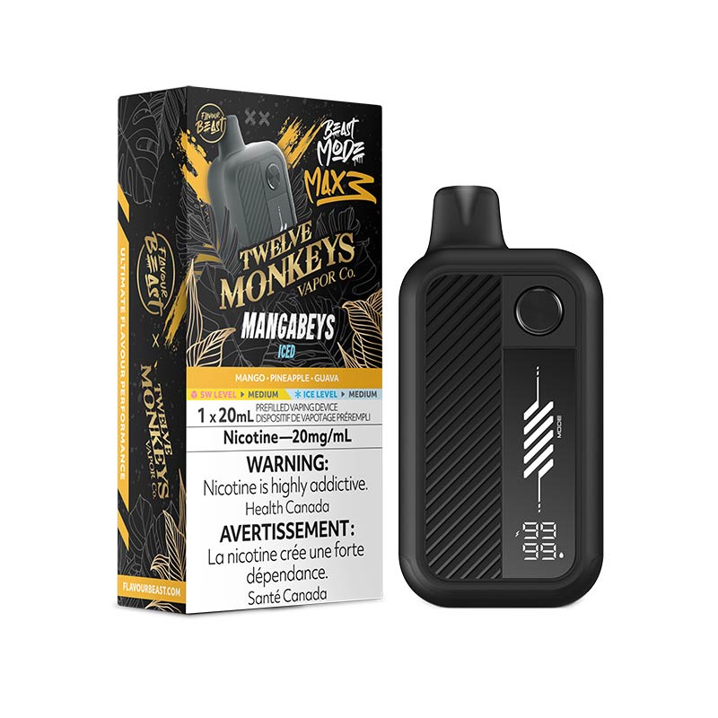 Flavour Beast Beast Mode Max 3 Disposable - Mangabeys Iced (MB)