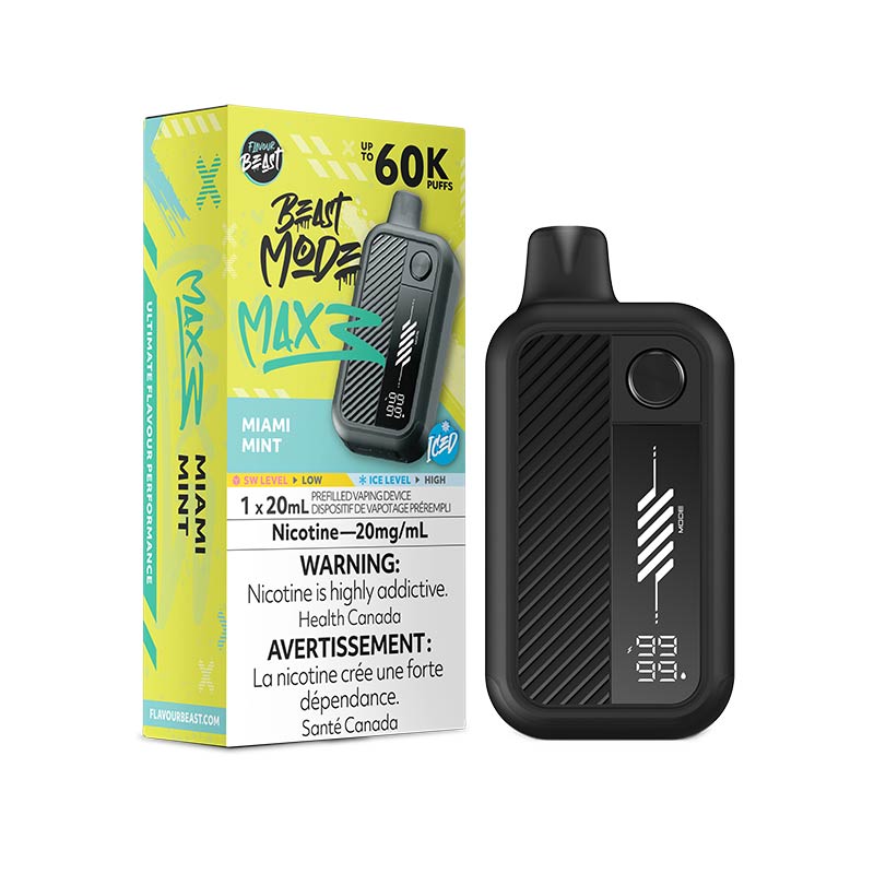 Flavour Beast Beast Mode Max 3 Disposable - Miami Mint Iced (AB)