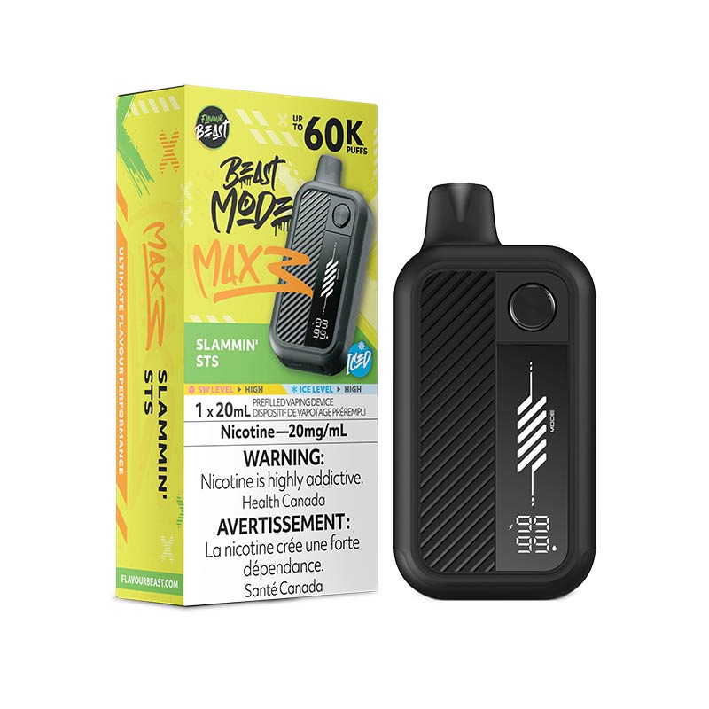 Flavour Beast Beast Mode Max 3 Disposable - Slammin' STS Iced (ON) - Bay Vape