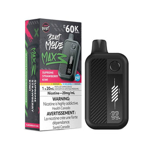 Flavour Beast Beast Mode Max 3 Disposable - Supreme Strawberry Kiwi Iced (ON) - Bay Vape