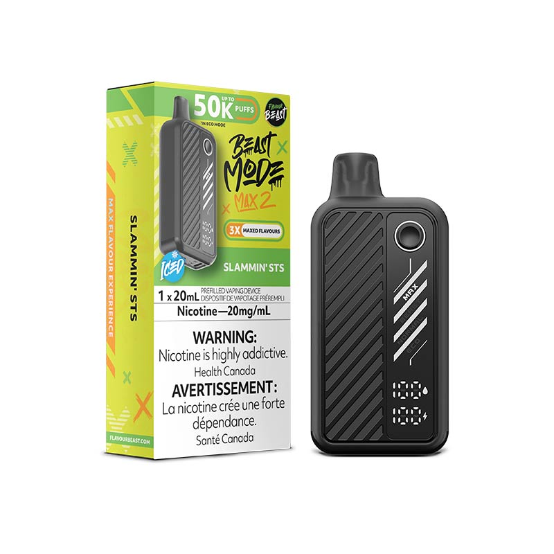 Flavour Beast Beast Mode Max 2 Disposable - Slammin' STS Iced (ON) - Bay Vape