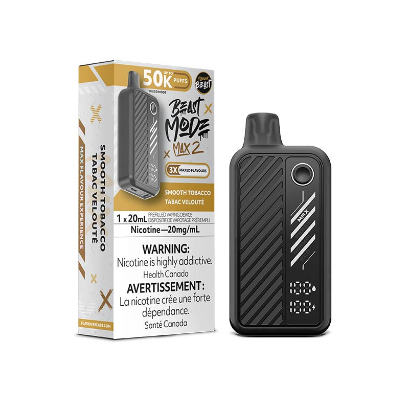 Flavour Beast Beast Mode Max 2 Disposable - Smooth Tobacco (NB) - Bay Vape