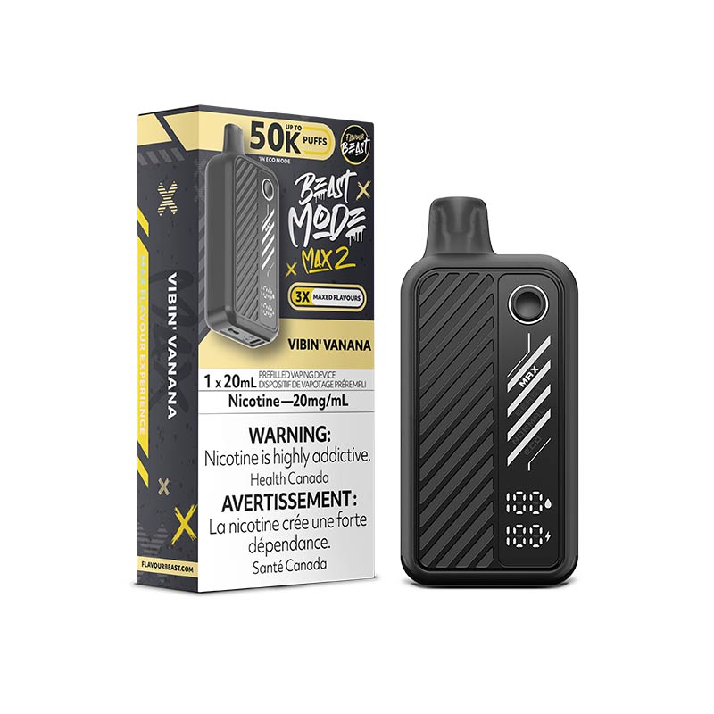 Flavour Beast Beast Mode Max 2 Disposable - Vibin' Vanana (ON) - Bay Vape