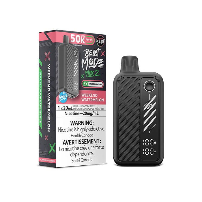 Flavour Beast Beast Mode Max 2 Disposable - Weekend Watermelon Iced (ON)