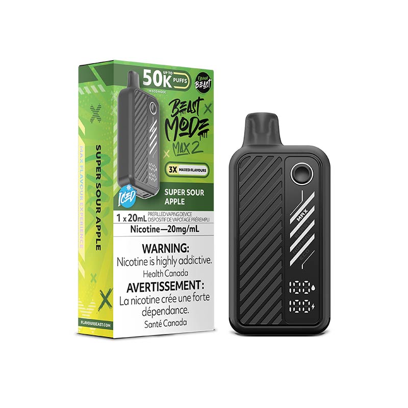 Flavour Beast Beast Mode Max 2 Disposable - Super Sour Apple Iced
