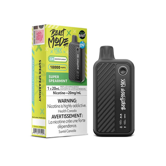 Flavour Beast Beast Mode Max 18K Disposable - Super Spearmint