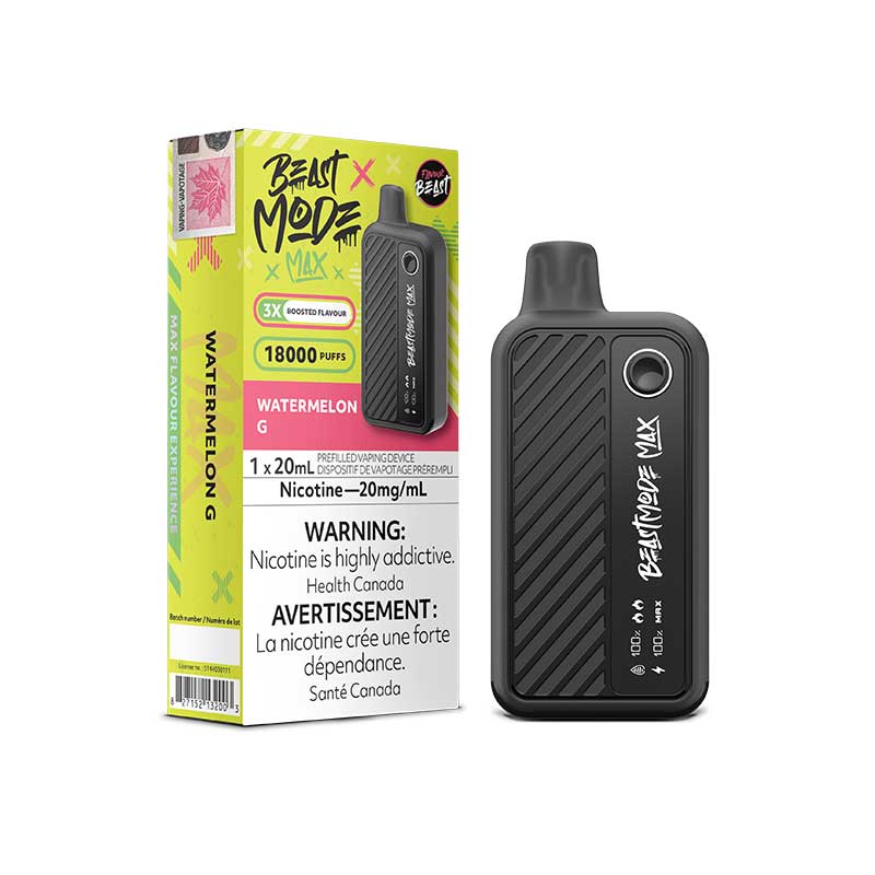 Flavour Beast Beast Mode Max 18K Disposable - Watermelon G - Bay Vape Canada