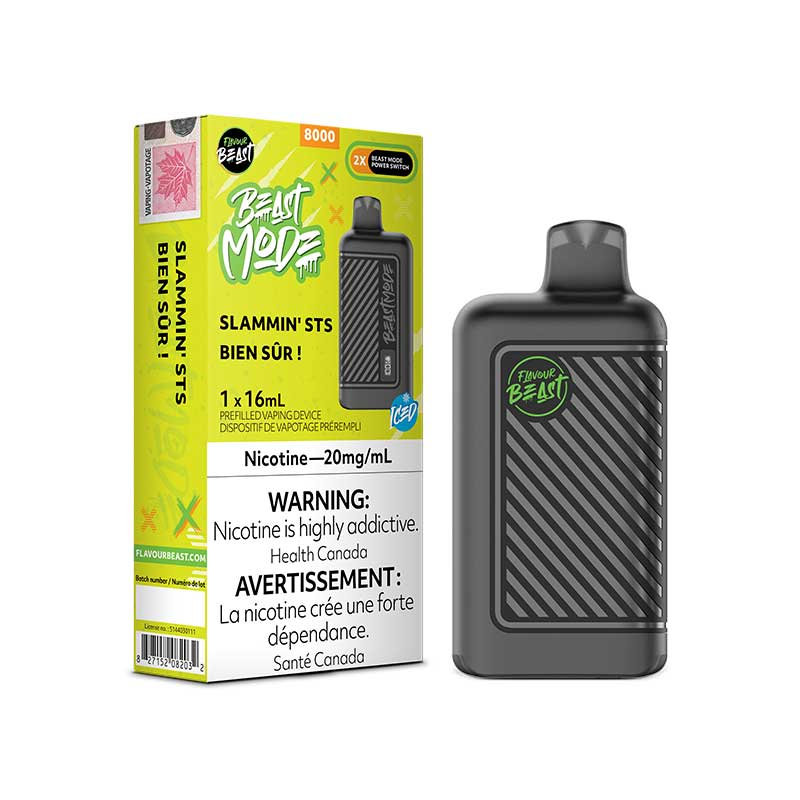 Flavour Beast Beast Mode 8K Disposable - Slammin' STS Iced - Bay Vape Canada