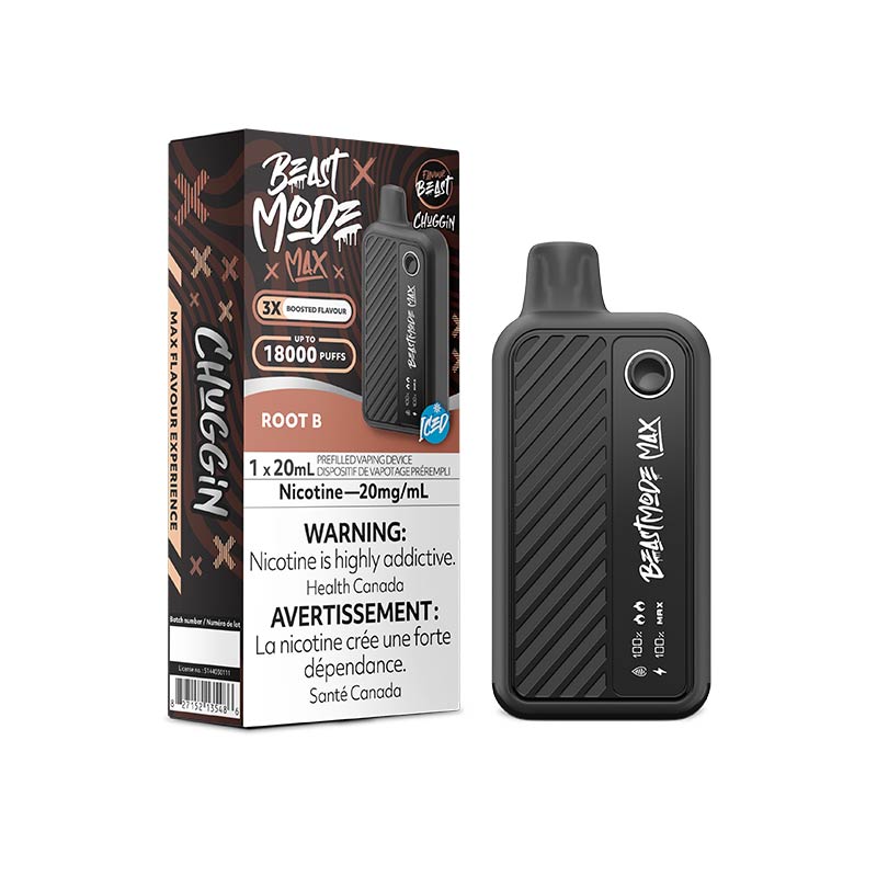 Flavour Beast Beast Mode Max 18K Disposable - Chuggin' Root B (ON)