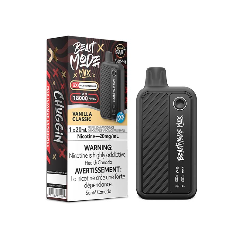 Flavour Beast Beast Mode Max 18K Disposable - Chuggin' Vanilla Classic.