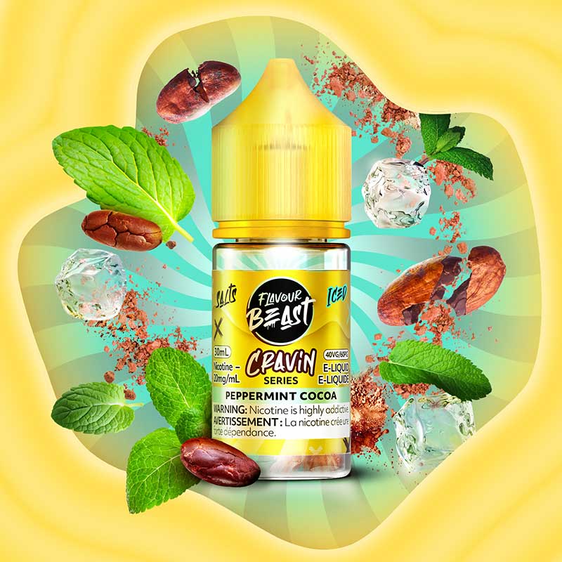 Flavour Beast E-Liquid Cravin - Peppermint Cocoa Iced (MB) - Bay Vape