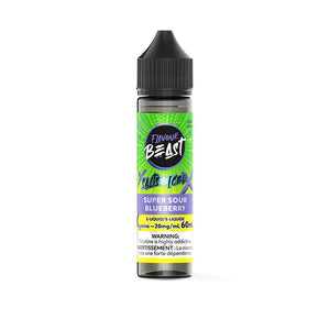 Sel glacé Super Sour Blueberry de Flavour Beast E-Liquide