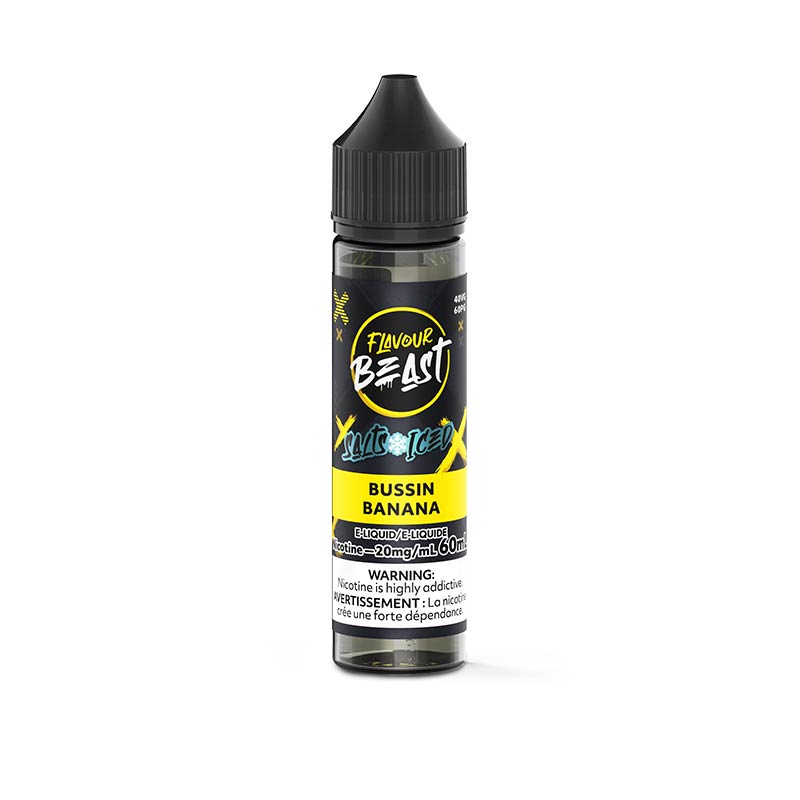 Bussin Banana Iced Salt by Flavour Beast E-Liquid - Bay Vape Canada