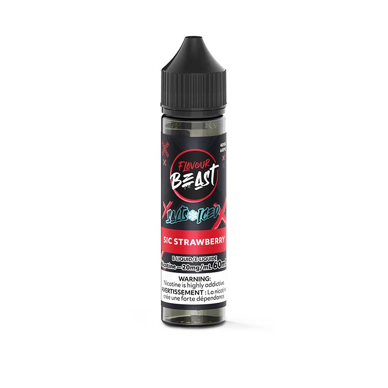 Sic Strawberry Iced Salt by Flavour Beast E-Liquid (MB)