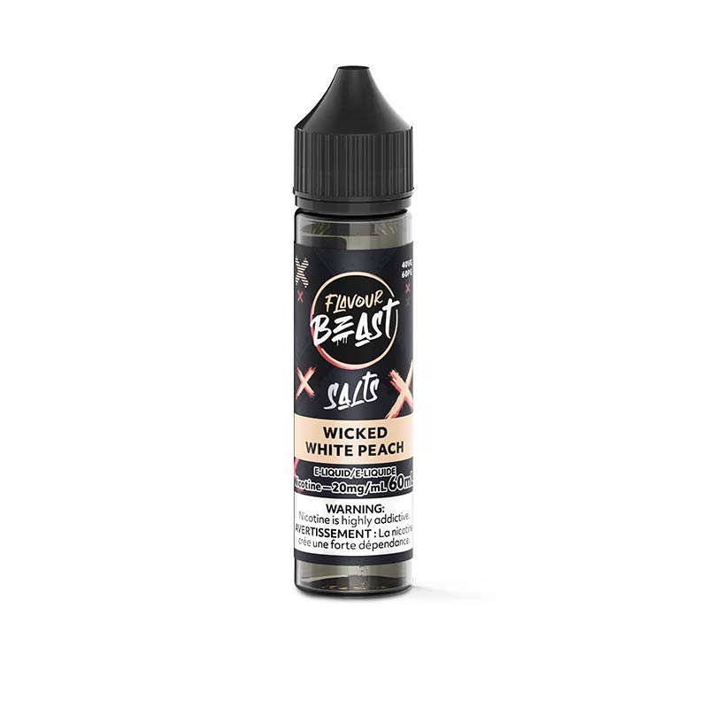 Wicked White Peach Salt by Flavour Beast E-Liquid (MB) - Bay Vape