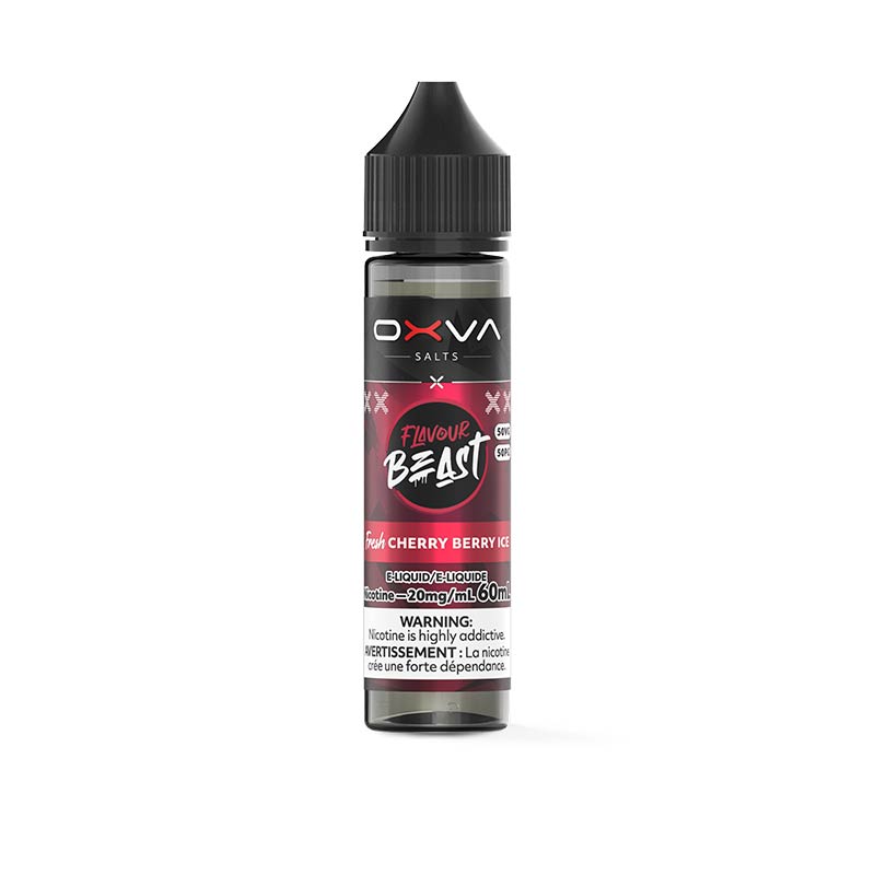 Fresh Cherry Berry Ice Salt by Flavour Beast X OXVA E-Liquid - Bay Vape
