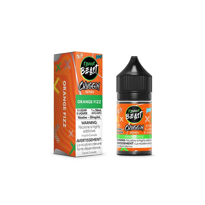 Chuggin Orange Sparkle Iced Salt by Flavour Beast E-Liquid - Bay Vape Canada