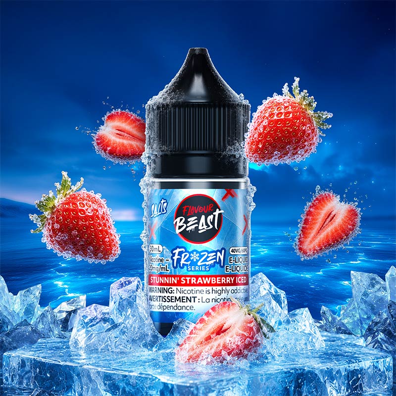 Stunnin' Strawberry Iced by Flavour Beast E-Liquid - Frozen (ON)