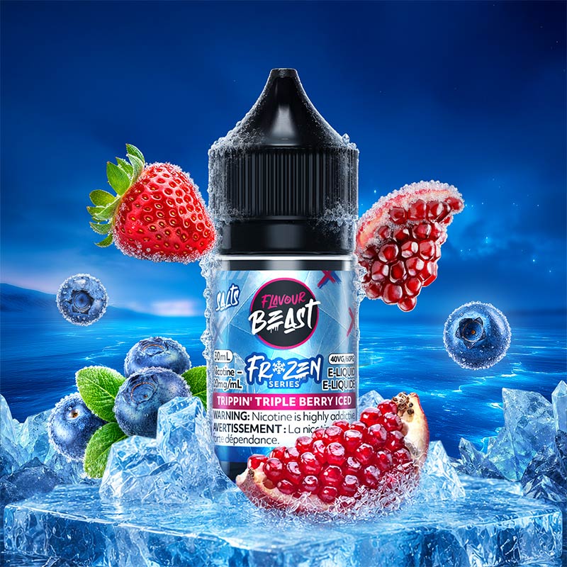 Trippin' Triple Berry Iced by Flavour Beast E-Liquid - Frozen (ON)