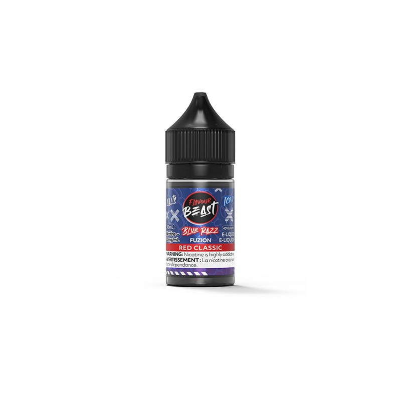 Blue Razz Fuzion Red Classic (Iced) by Flavour Beast Salt (ON) - Bay Vape