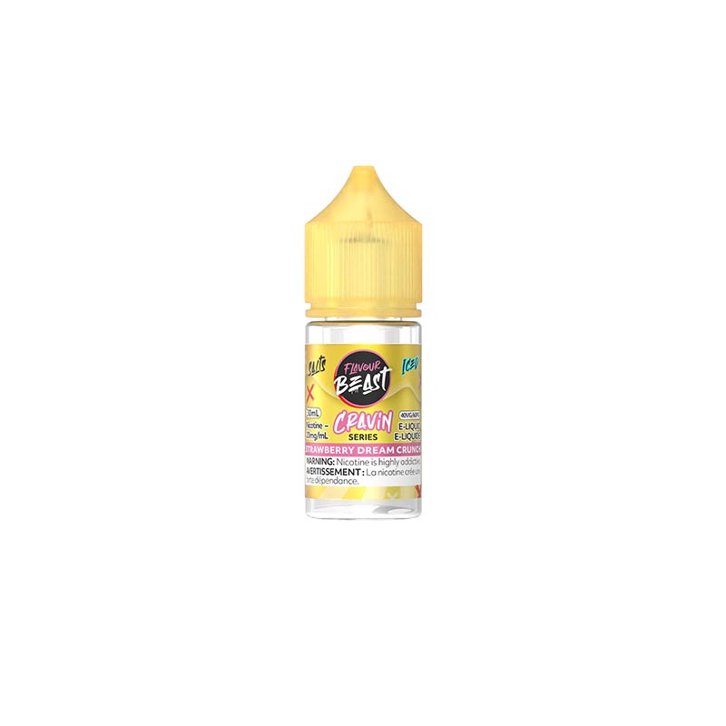 Flavour Beast E-Liquid Cravin - Strawberry Dream Crunch Iced (MB) - Bay Vape