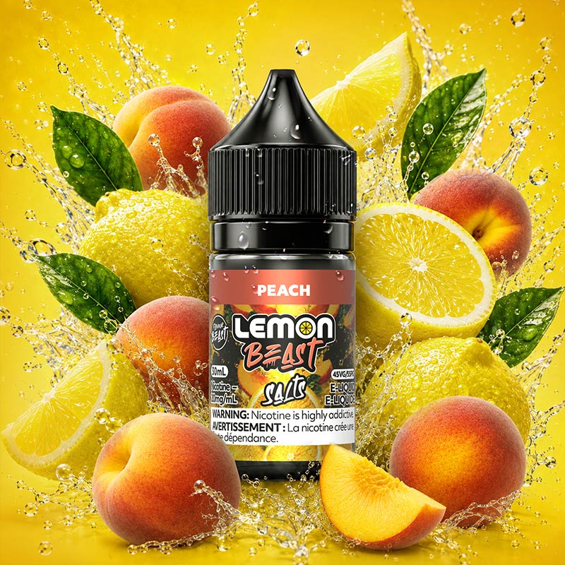 Peach Lemon Salt by Flavour Beast E-Liquid (ON) - Bay Vape