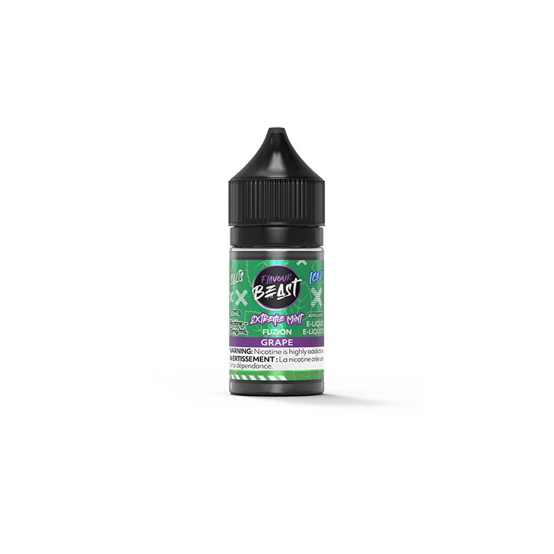 Extreme Mint Fuzion Grape (Iced) by Flavour Beast Salt (ON) - Bay Vape