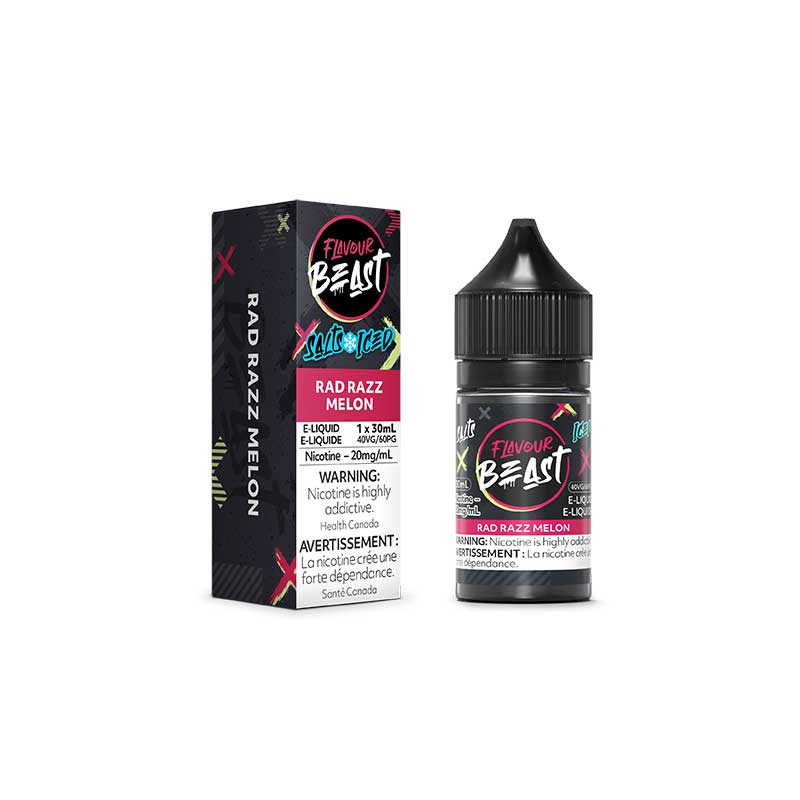 Rad Razz Melon Iced Salt by Flavour Beast E-Liquid - Bay Vape Canada