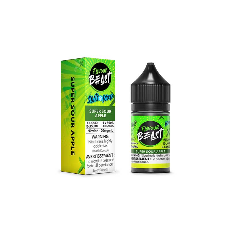 Super Sour Apple Salt by Flavour Beast E-Liquid (ON)