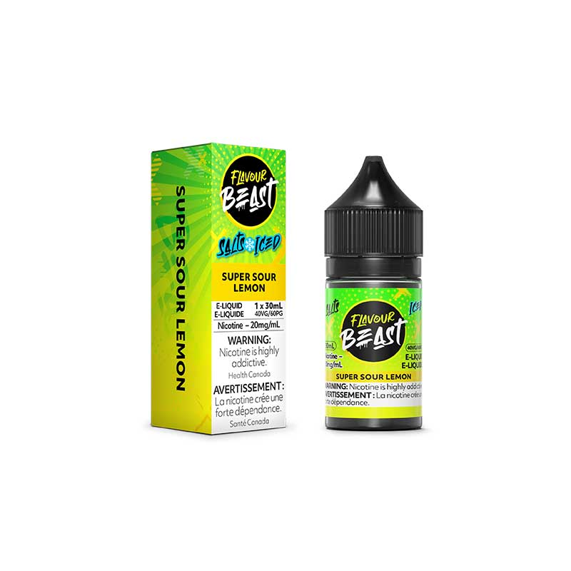 Super Sour Lemon Salt by Flavour Beast E-Liquid - Bay Vape Canada