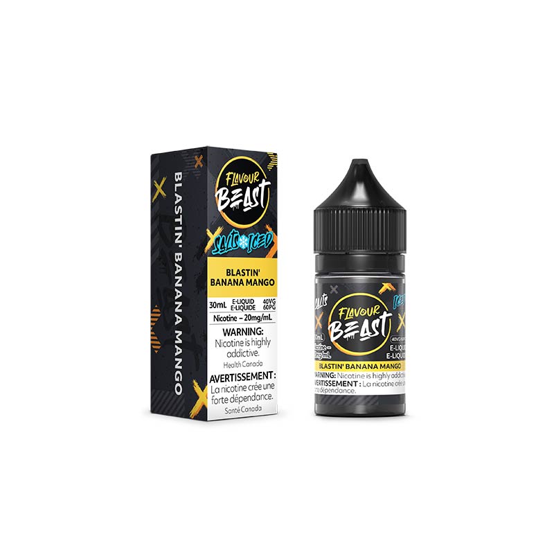 Blastin' Banana Mango Iced Salt by Flavour Beast E-Liquid - Bay Vape Canada