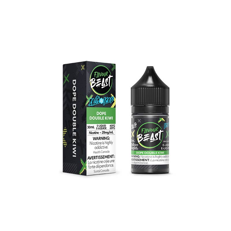 Dope Double Kiwi Iced Salt by Flavour Beast E-Liquid - Bay Vape Canada