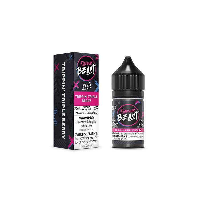 Trippin' Triple Berry Salt by Flavour Beast E-Liquid - Bay Vape Canada