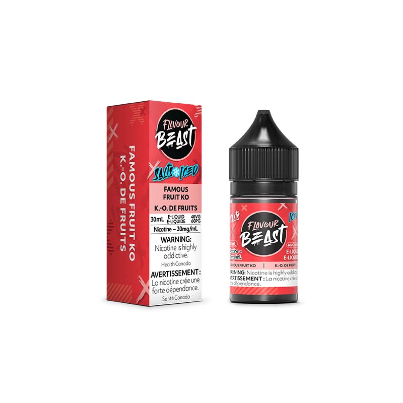 Famous Fruit KO Iced Salt by Flavour Beast E-Liquid - Bay Vape Canada