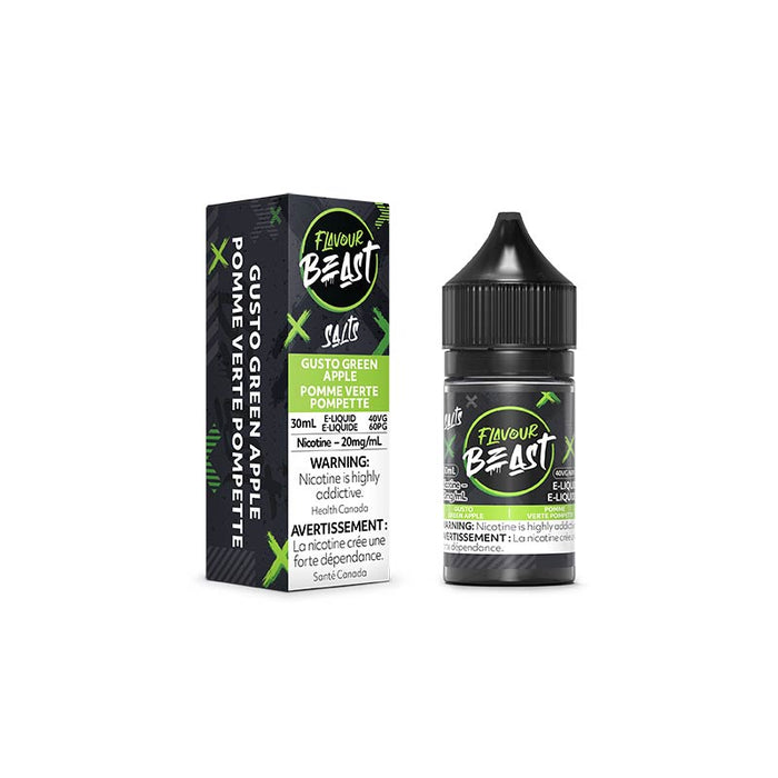 Gusto Green Apple Salt by Flavour Beast E-Liquid