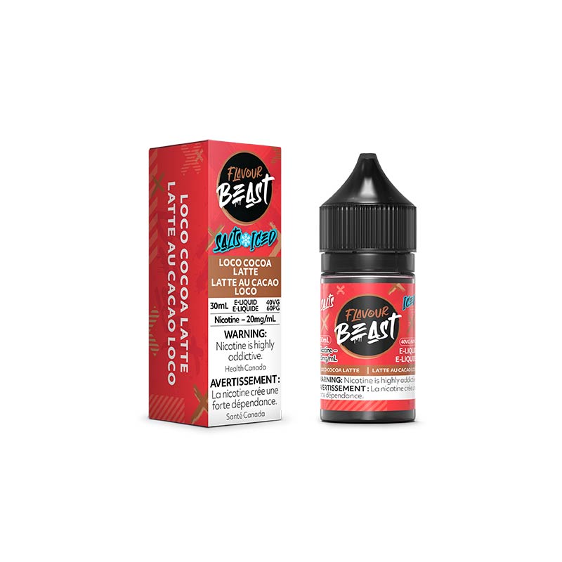 Loco Cocoa Latte Iced Salt by Flavour Beast E-Liquid - Bay Vape Canada