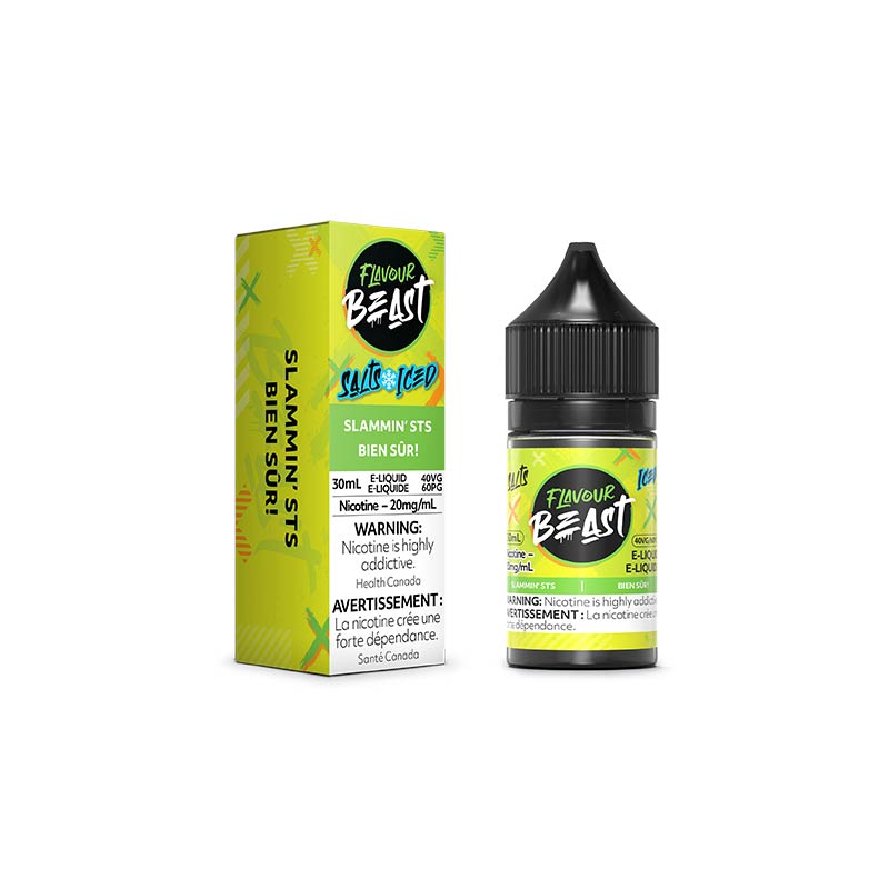 Slammin' STS Iced Salt by Flavour Beast E-Liquid - Bay Vape Canada