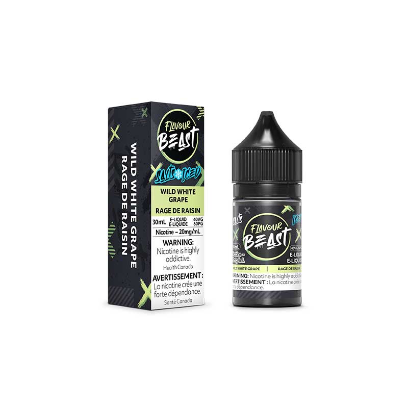 Wild White Grape Iced Salt by Flavour Beast E-Liquid - Bay Vape Canada