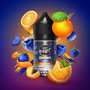 Blue Razz Fuzion Orange by Flavour Beast Salt