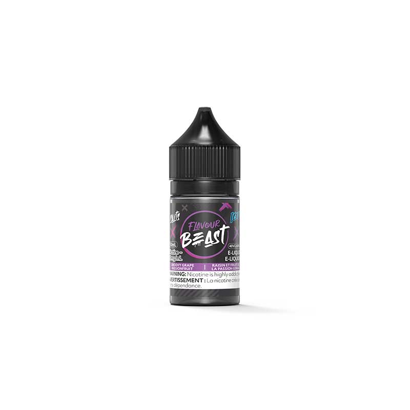 Groovy Grape Passionfruit Iced Salt by Flavour Beast E-Liquid - Bay Vape Canada