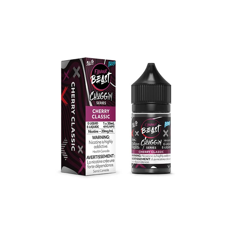 Chuggin Cherry Classic Iced Salt by Flavour Beast E-Liquid - Bay Vape Canada