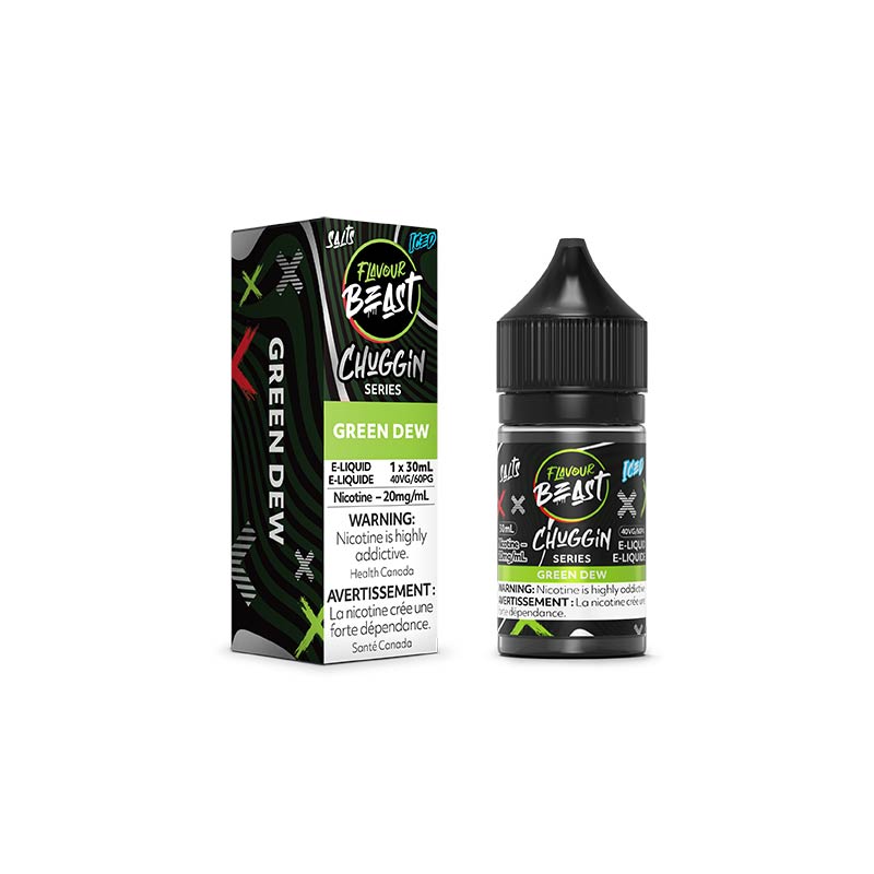 Chuggin Green Dew Iced Salt by Flavour Beast E-Liquid (ON)